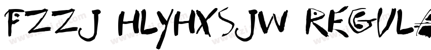 FZZJ HLYHXSJW Regula字体转换